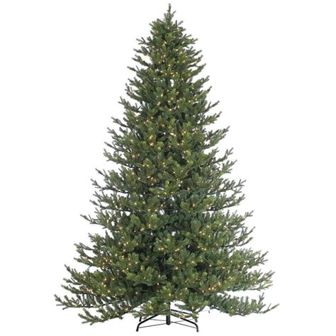 Sterling 9 ft. Pre-Lit Natural Cut Rockford Pine Artificial Christmas ...