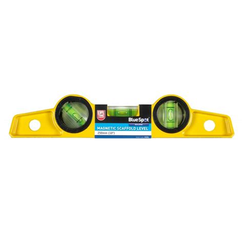 Blue Spot Tools Magnetic Scaffold Spirit Level 250mm 34206 Bluespot | Sealants and Tools Direct