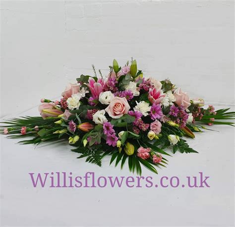 Classic Pink Casket Spray - Willis Flowers