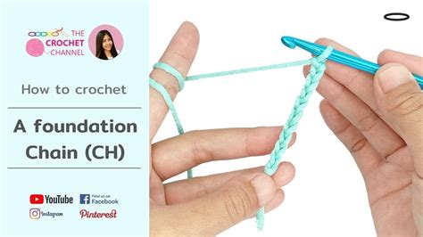 How to crochet Chain stitch (CH) , Basic skill For Beginners l Easy Tutorial by The Crochet ...