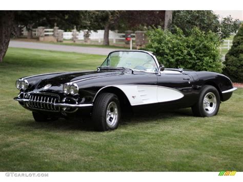 1958 Black Chevrolet Corvette Convertible #95469188 | GTCarLot.com ...