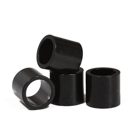 Bones Bearing Spacers 8mm SET OF 4 BLACK - CalStreets BoarderLabs