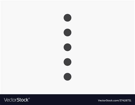 Dotted vertical line design Royalty Free Vector Image