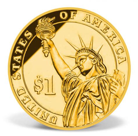 George Washington Presidential Coin Tribute | Gold-Layered | Gold | American Mint