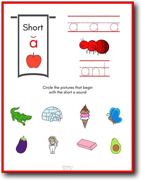 Letter A Worksheets for Kindergarten (Can Work for First or Second ...