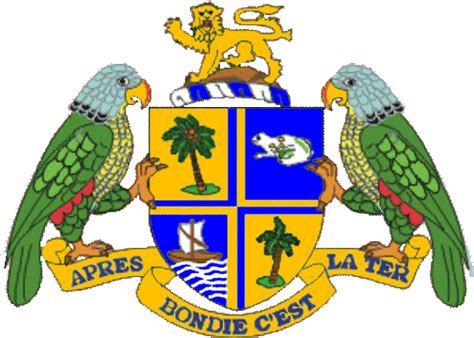 Dominica. | Coat of arms, Arms, Dominica