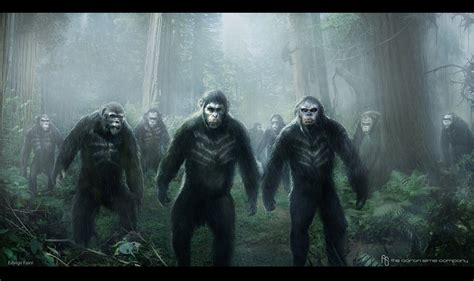 'Dawn of the Planet of the Apes' Concept Art by The Aaron Sims Company | Concept Art World