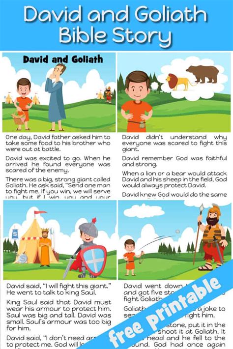 David And Goliath Story For Kids