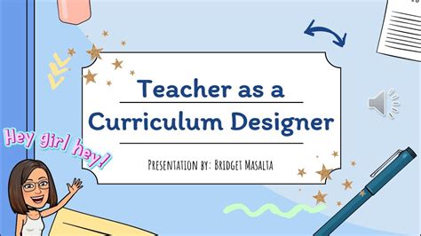 TEACHERS AS A CURRICULUM DESIGNER - YouTube