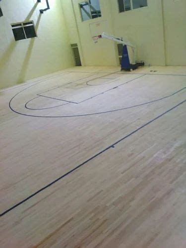 Maple Wood Basketball Court Flooring, For Indoor, Rs 200 /square feet ...