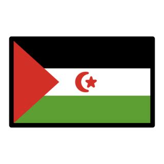 🇪🇭 Flag: Western Sahara Emoji on OpenMoji 12.0