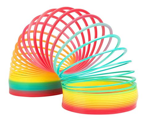 Giant Rainbow Slinky Plastic Multicoloured Walking Spring https://www ...