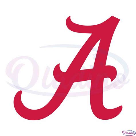 Alabama Crimson Tide Football Logo SVG Digital File - Oladino