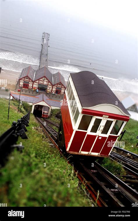 Saltburn cliff lift Stock Photo - Alamy