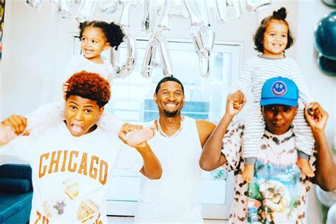 Usher Says His Kids Don't Want Him to Be with Them at Events Because He's Famous