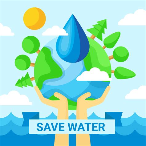 Save Water Poster Vector Art, Icons, and Graphics for Free Download