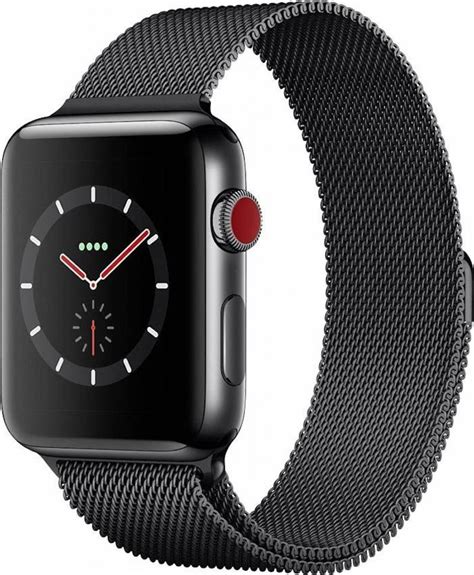 Apple Watch Serie 3 38mm Acciaio Nero Ricondizionato. Risparmia il 70%