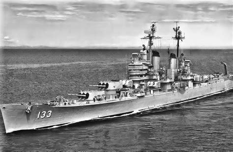 Photo: USS TOLEDO 1957 - USS Toledo (CA-133) was a Baltimore-class ...