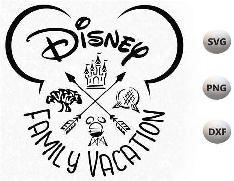 Family Vacation SVG Disneyland Family Vacation Svg Png Dxf | Etsy ...