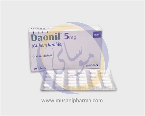 Daonil Tabs (Glibenclamide) – Sanofi – Musani Pharma – Nutraceuticals Manufacturer & RX Products ...