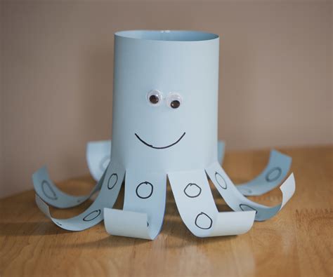 Paper Octopus (Kids Craft) : 6 Steps (with Pictures) - Instructables