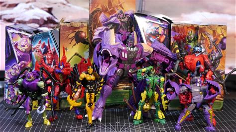 All Predacons from Transformers Beast Wars S1 - Kingdom, Legacy, Buzzworthy toy lines. - YouTube