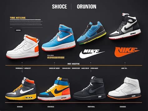 Nike Shoe Evolution Timeline Interactive Showcase | Premium AI ...