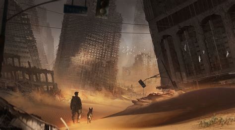 artwork, Digital Art, Fantasy Art, Apocalyptic, Wasteland, Fallout 4 ...