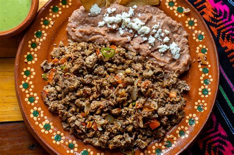 Mexican Machaca With Egg Stock Photo - Download Image Now - Bean, Beef ...