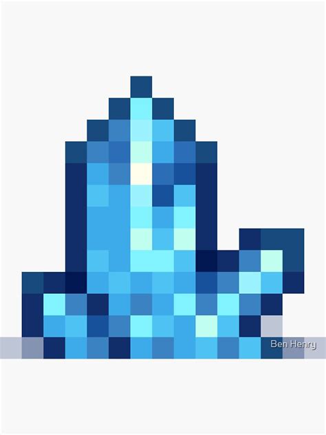 "Pixel Crystal, Medium B" Sticker for Sale by BenHenry | Redbubble