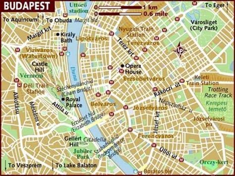 Budapest city map - City map of budapest hungary (Hungary)