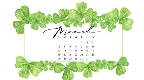 March 2024 Calendar Wallpaper Png - Fina Orelle