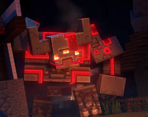 Is the Golem in the Minecraft Dungeons Trailer made of Netherite? : r/Minecraft