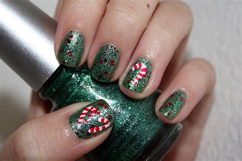 Christmas Candy Cane Nail Art Pictures, Photos, and Images for Facebook, Tumblr, Pinterest, and ...