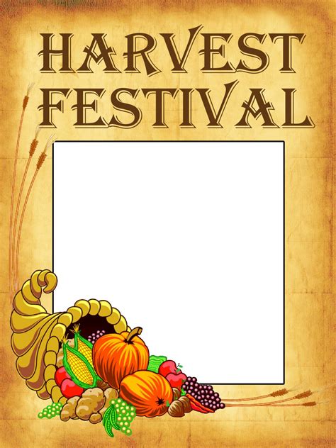 Printable Harvest Festival Poster - Rooftop Post Printables