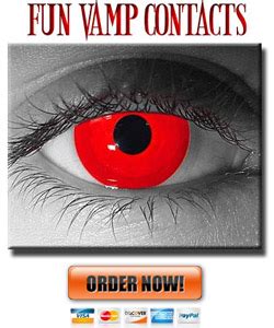 Vampire Contacts | Blood Red Contacts