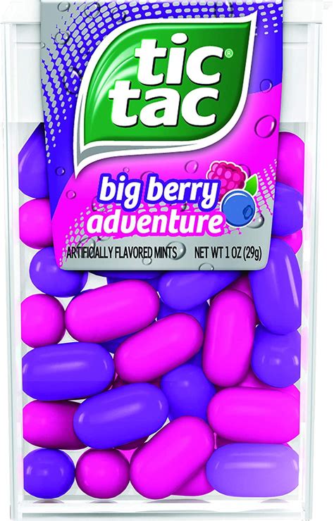 Tic Tac Fresh Breath Mints, Big Berry Adventure, 1 Ounce (60 Tic Tacs) - 12 Count Display Pack ...