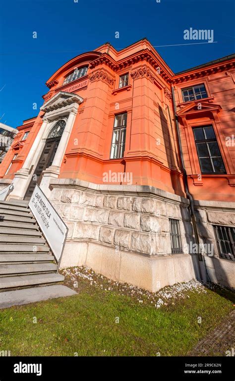 Salzburg, Austria - December 27, 2021: Exterior view of Salzburger Kunstverein, Salzburg Art ...