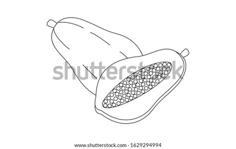 10,302 Papaya Coloring Stock Vectors, Images & Vector Art | Shutterstock