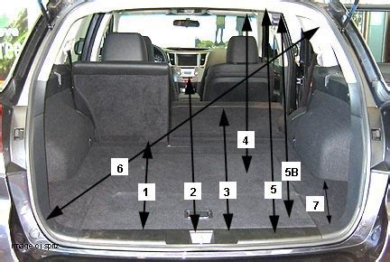 2007 Ford edge cargo space dimensions