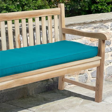 Amazon.com : Mozaic Indoor/Outdoor Corded Bench Cushion, 48-Inch, Teal ...