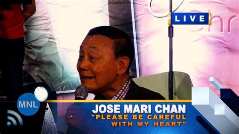 [8K UHD] PLEASE BE CAREFUL WITH MY HEART (Jose Mari Chan) Momentum Live MNL - YouTube