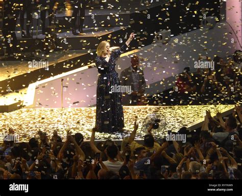 LOS ANGELES, CA - AUGUST 9: Singer Adele performs in concert on August ...