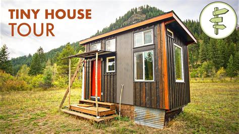 Extra Small Tiny House Built for a Traveling Minimalist - Full Tour ...