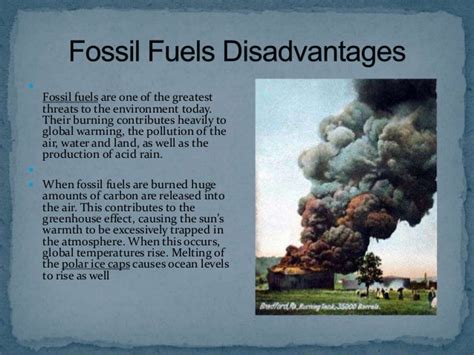 Conservation of fossil fuels