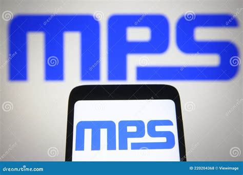 Monolithic Power Systems, Inc Logo Editorial Stock Photo - Image of cellphone, blue: 220204368