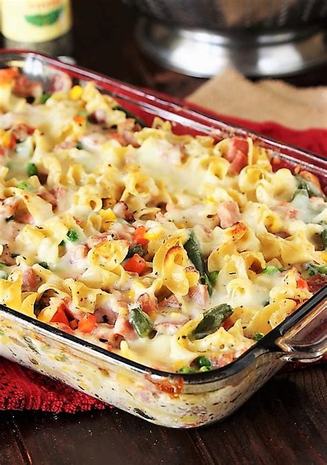 Leftover Ham & Noodle Casserole | The Kitchen is My Playground