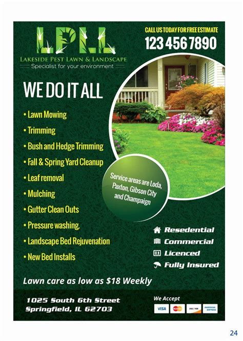 Lawn Care Flyer Template | Lawn mowing business, Lawn care flyers, Lawn care business