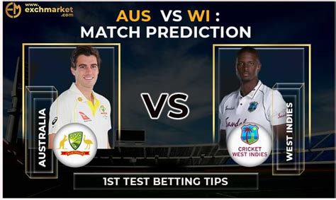 AUS vs WI 1st Test: Match Prediction