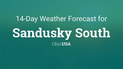 Sandusky South, Ohio, USA 14 day weather forecast